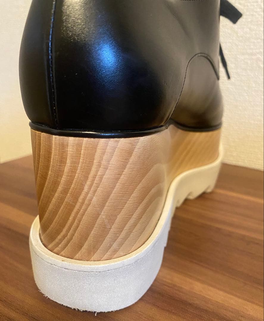 ステラ マッカートニー　エリスプラットフォームレースアップシューズ37 1/2