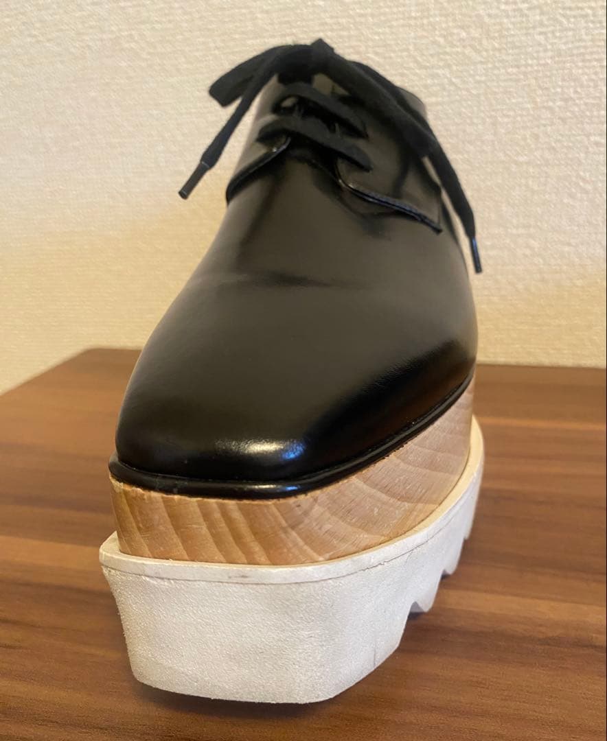 ステラ マッカートニー　エリスプラットフォームレースアップシューズ37 1/2