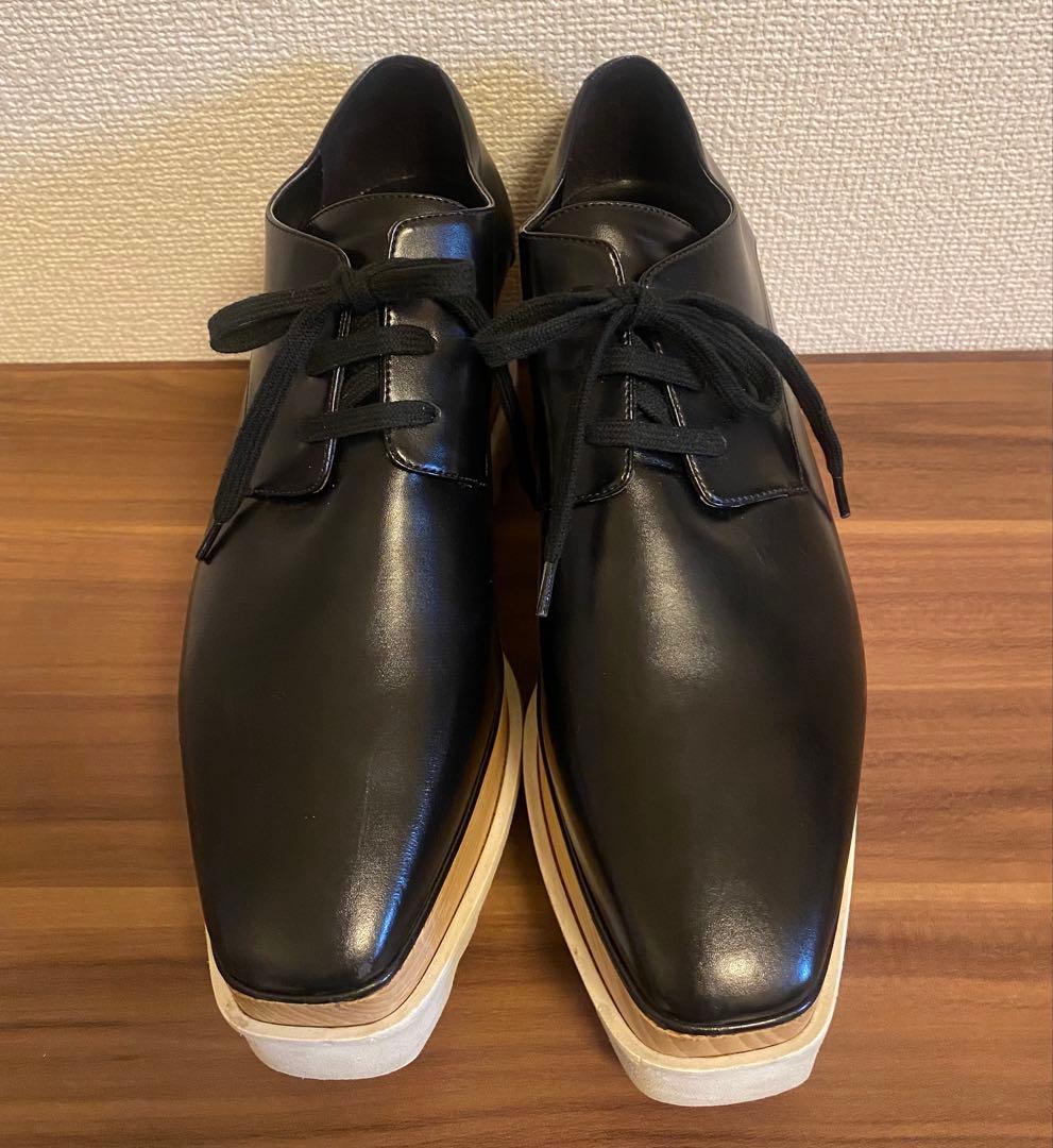 ステラ マッカートニー　エリスプラットフォームレースアップシューズ37 1/2