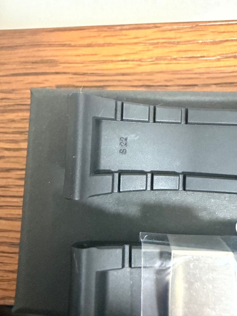 GrandSeikoグランドセイコー　純正ラバーストラップBlack22㎜