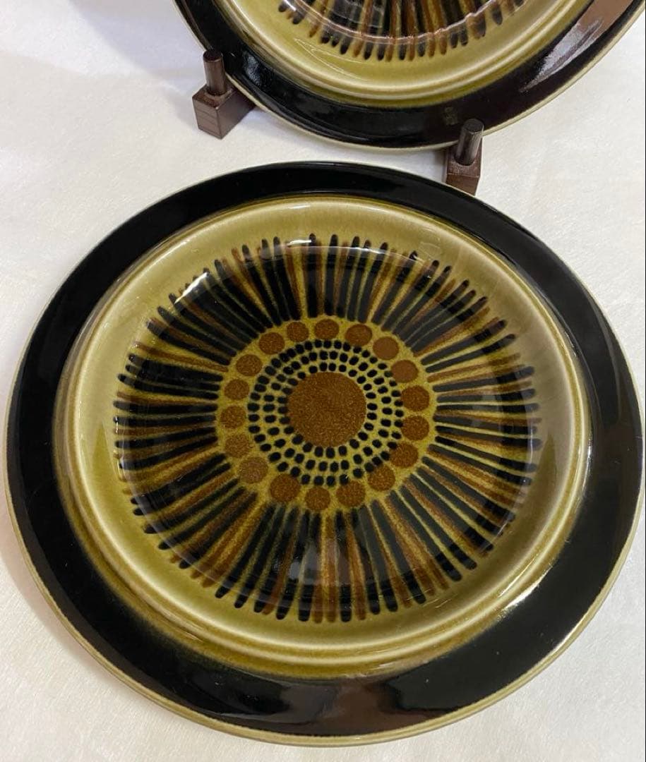 ARABIA ルスカ（2枚）＆コスモス（2枚）20cmプレート4枚 北欧