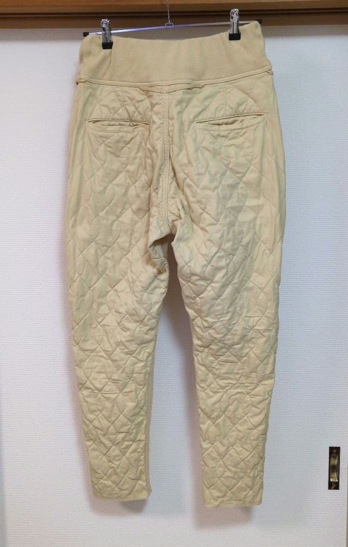 KAPITAL 綿ツイル×ワッフルキルティング サルエルヌーベルパンツ