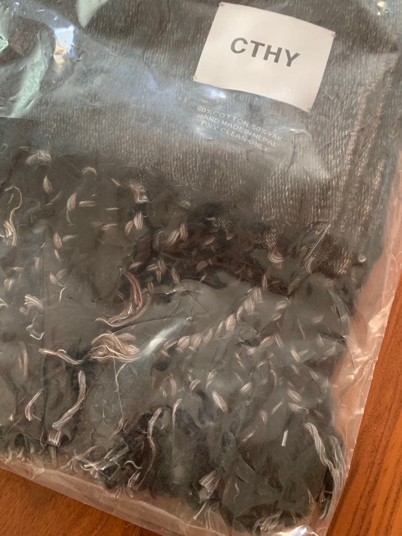 新品　CTHY YAK WOOL FRINGE STOLE ヤクウールストール