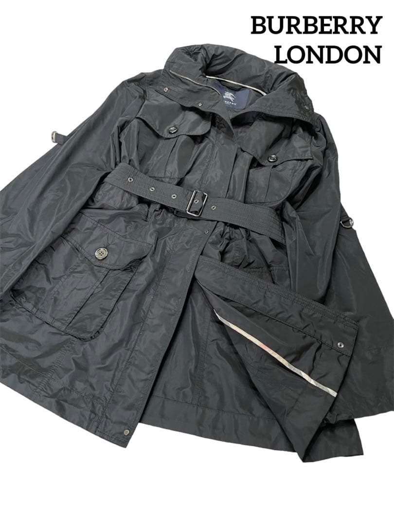美品 BURBERRY バーバリーロンドン トレンチコート レディースアウター