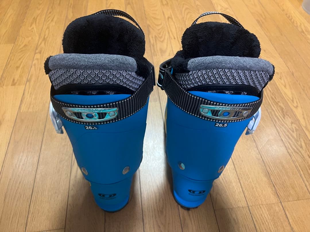 サロモン　スキーブーツ 26.5 青　美品　SALOMON