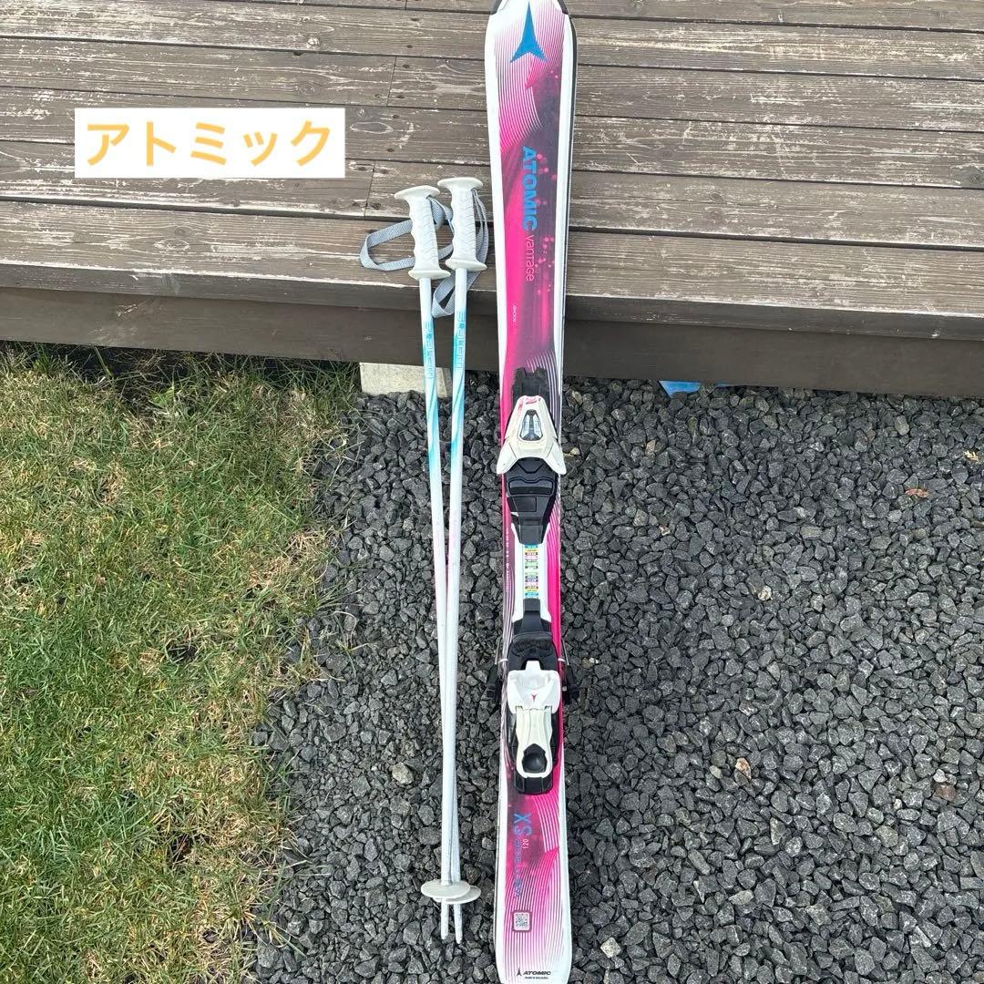 Atomic スキー板 ピンク/ホワイト
