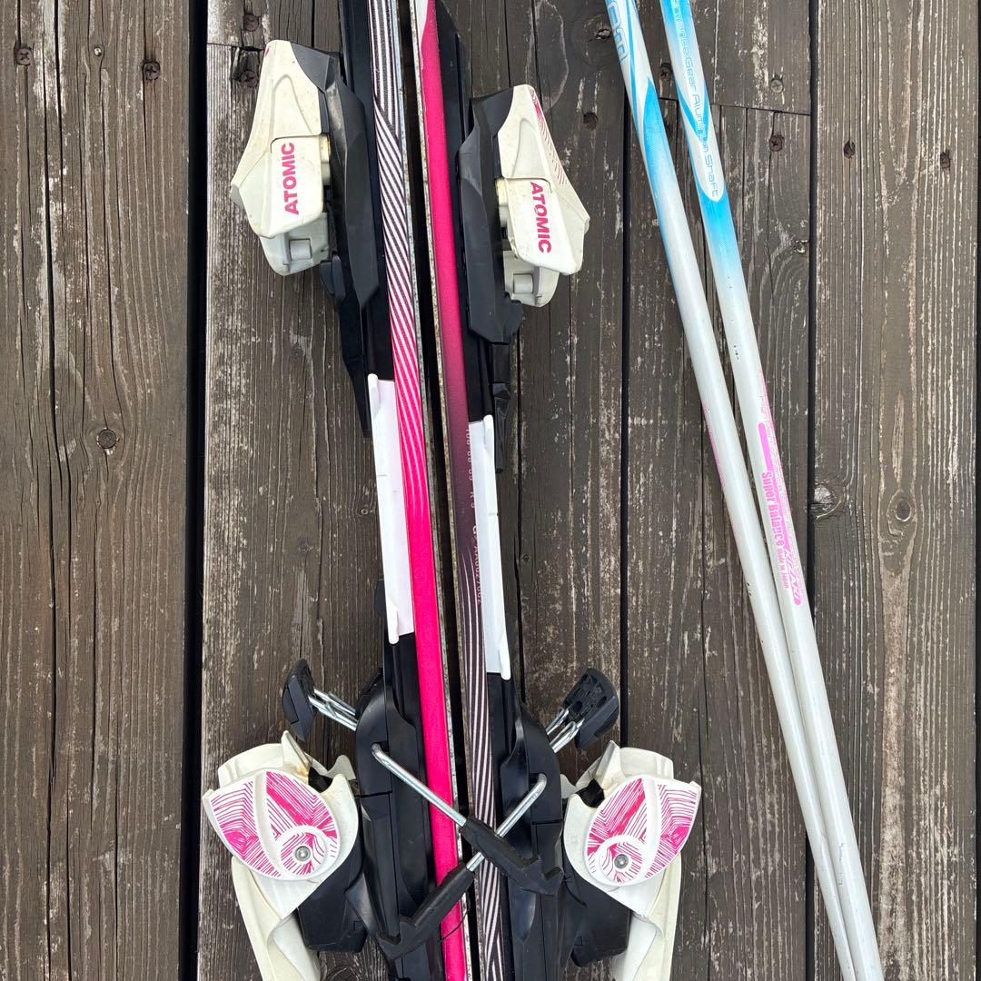 Atomic スキー板 ピンク/ホワイト