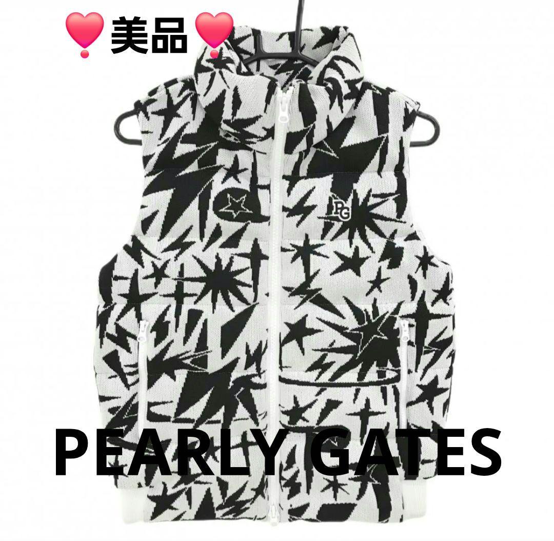 近年モデル❣️美品❣️PEARLY GATESネックジャガードダウンベスト 0