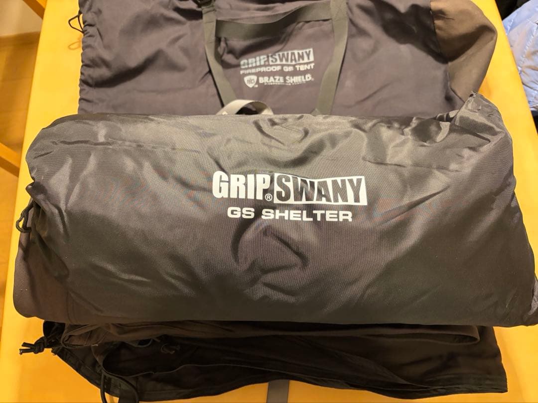 GRIP SWANY★グリップスワニー GSテント＋シェルター ジェットブラック