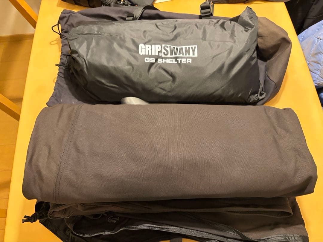 GRIP SWANY★グリップスワニー GSテント＋シェルター ジェットブラック