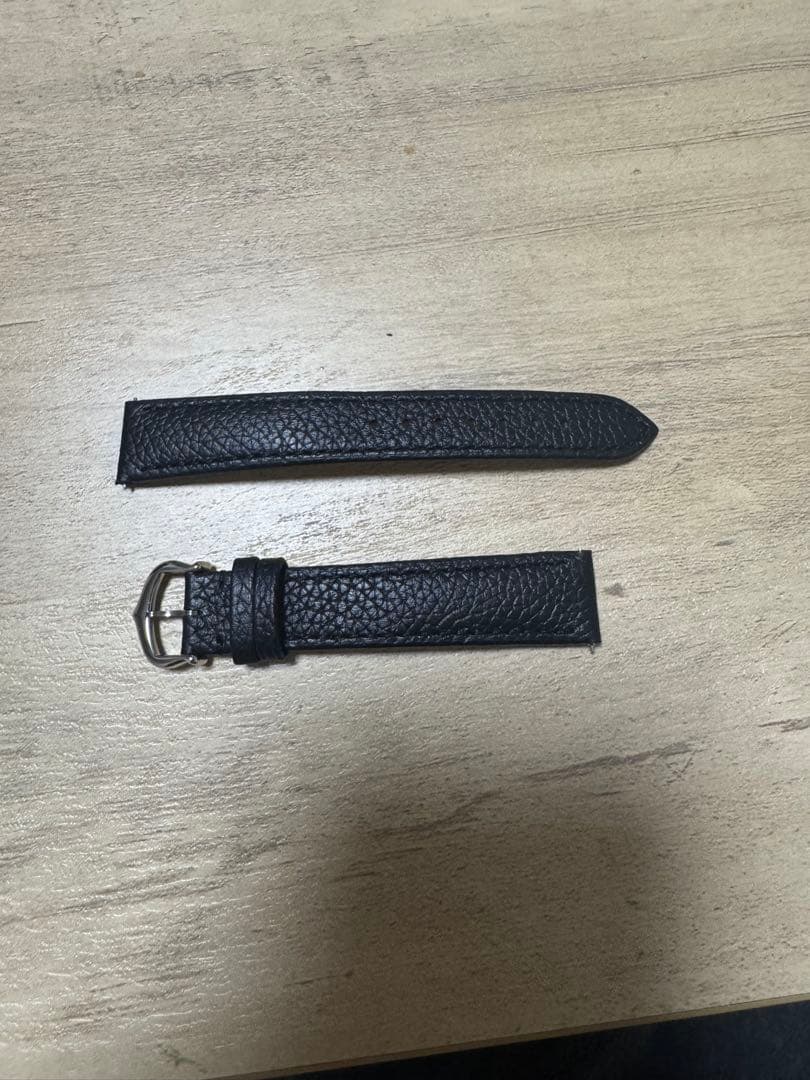 Cartier タンクマスト SM ブラックレザーベルト