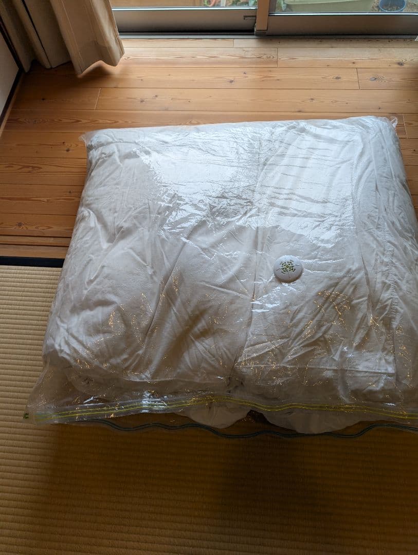 花柄 シングルハンガリー産高級羽毛1.4kg掛け布団