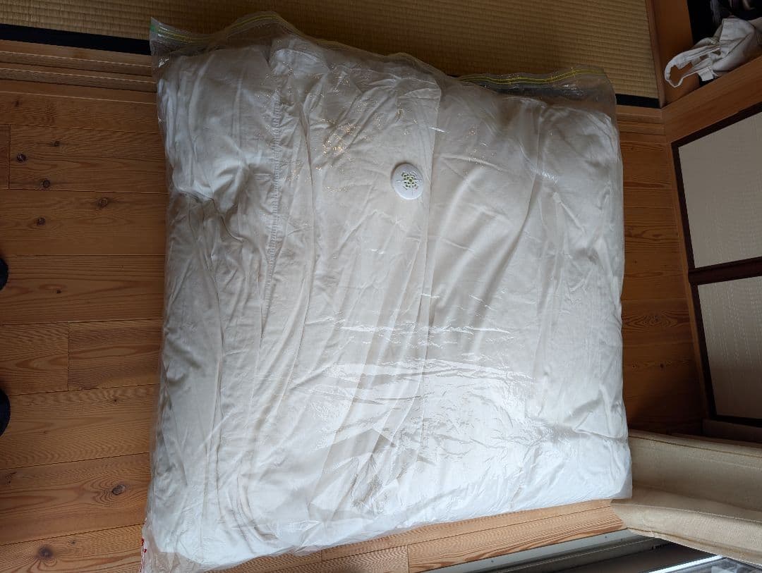 花柄 シングルハンガリー産高級羽毛1.4kg掛け布団