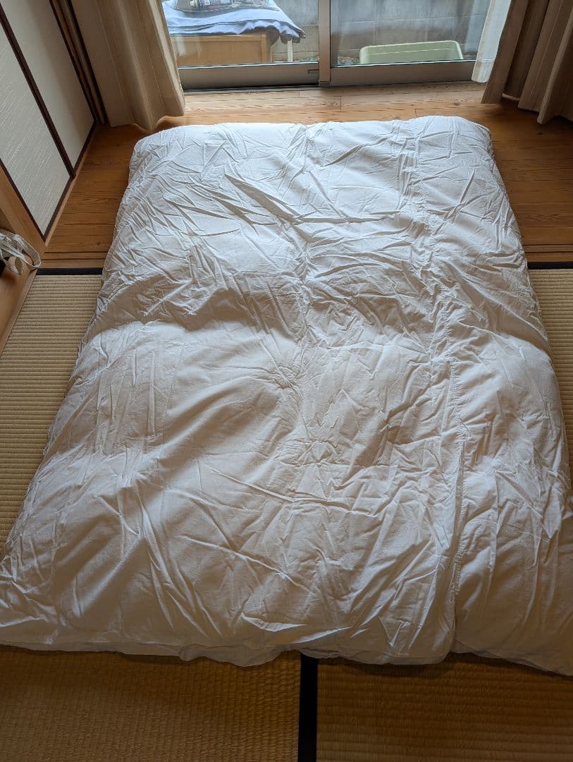 花柄 シングルハンガリー産高級羽毛1.4kg掛け布団