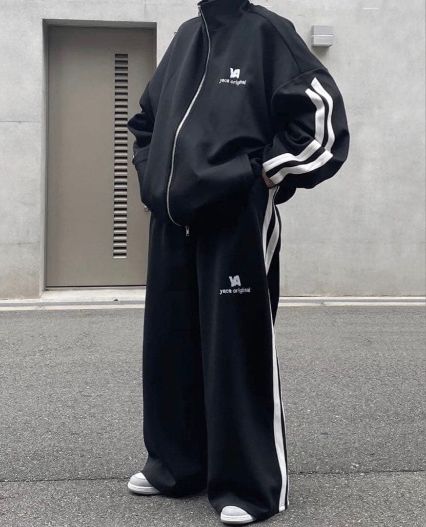 【YACA】 track jacket + pants セットアップ