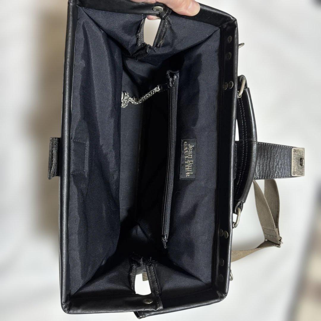 Jean Paul GAULTIER ブラックショルダーバッグ