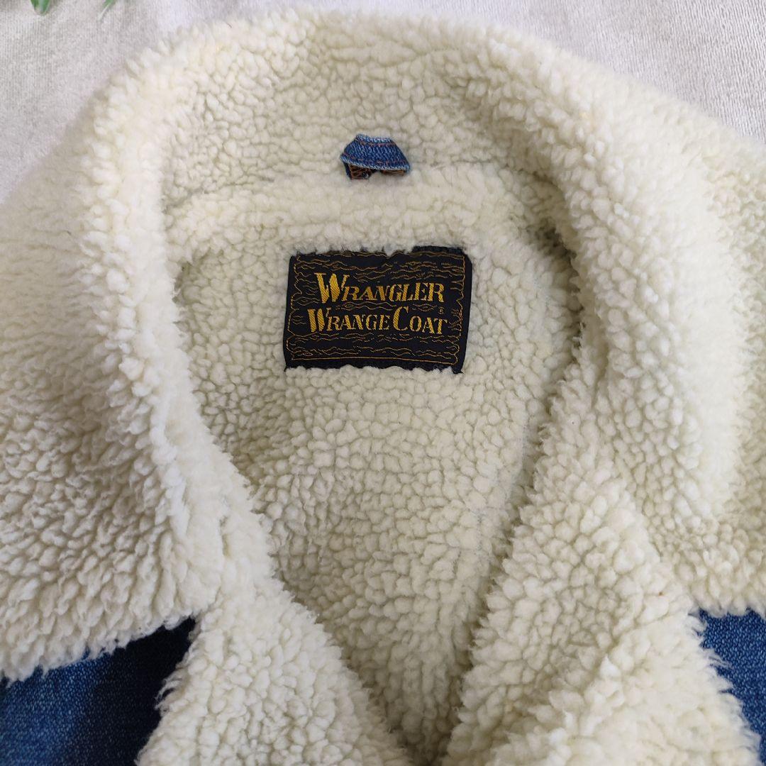 [美品]Wrangler WM1923 デニム ボアジャケット Ｍ ランチコート