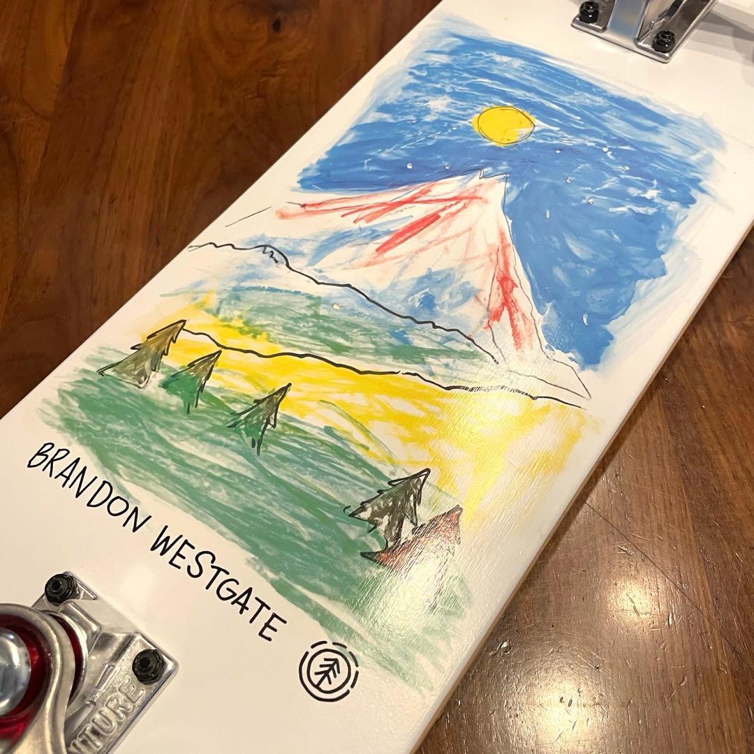 エレメント　スケートボード　コンプリート　スケボー　極美品　8インチ　ベンチャー