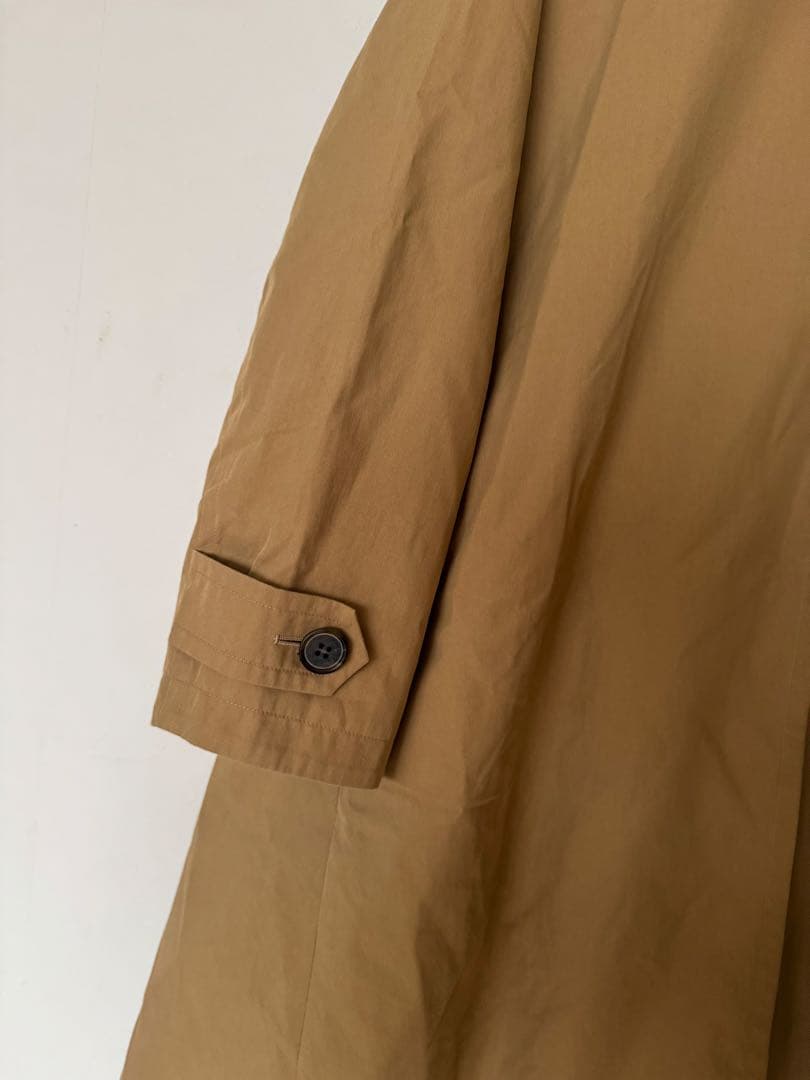 ジャーナルスタンダード コットン ナイロン フレアコート ノーカラー