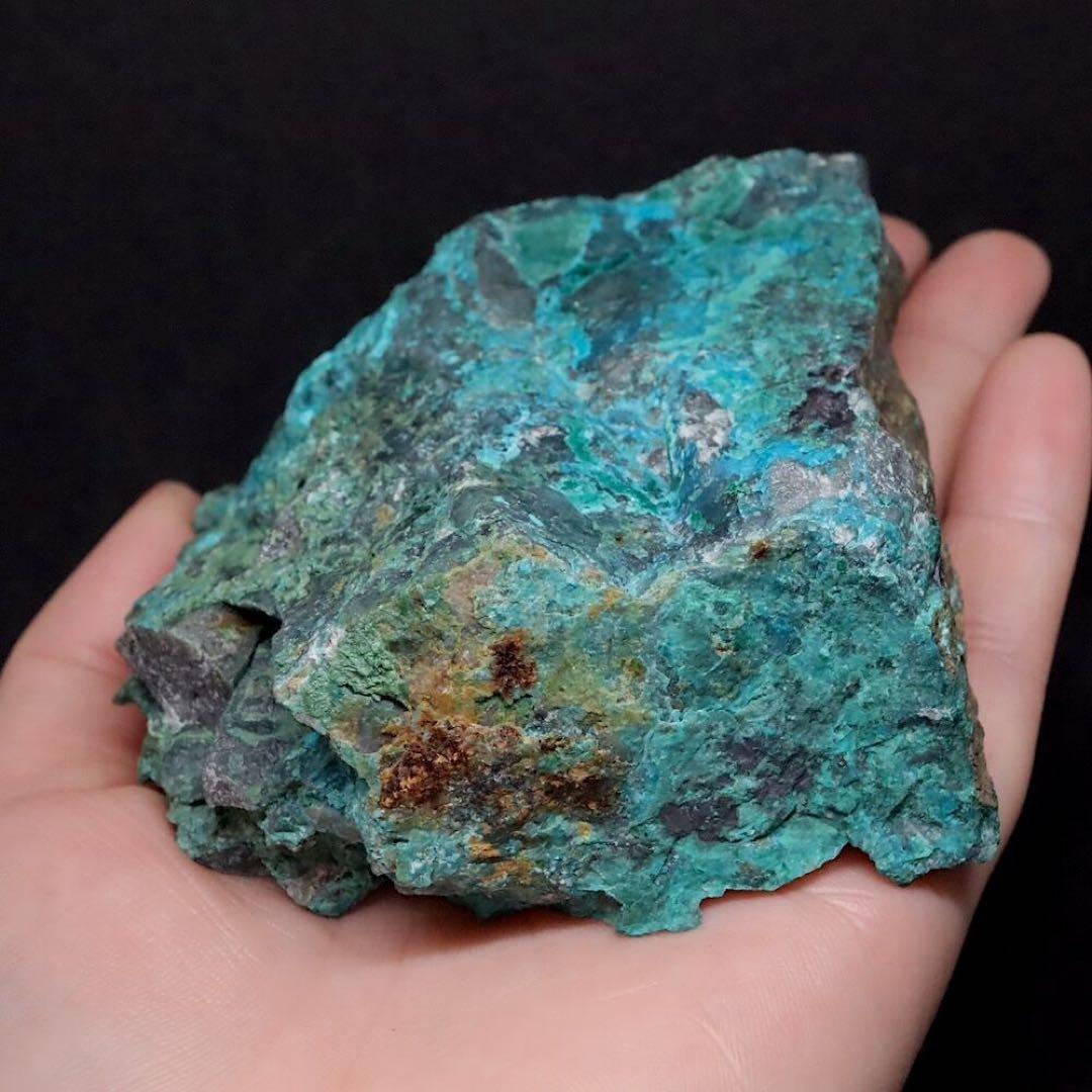 クリソコラ 珪孔雀石 孔雀石 312.5g CHS122 鉱物 原石 天然石