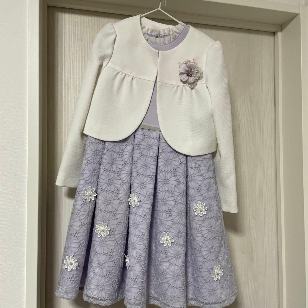 petit main◆フォーマル　ワンピース、ジャケット、コサージュ