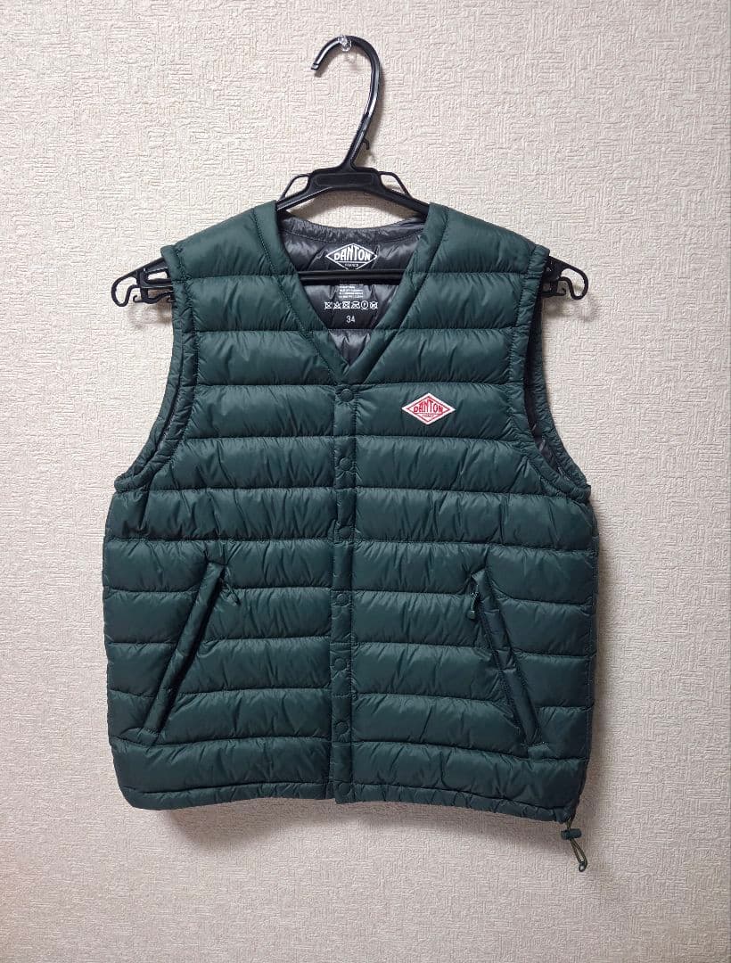 美品　ダントンインナーダウンベスト