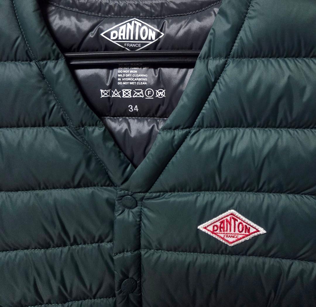 美品　ダントンインナーダウンベスト