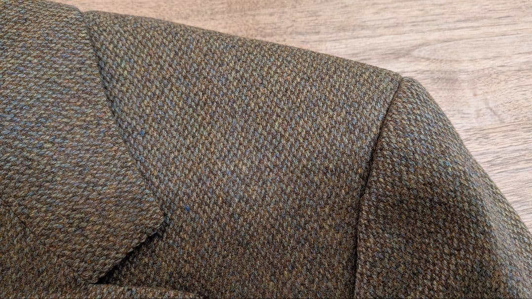 【美品】ARNYS ウール×カシミヤテーラードジャケット ツイード