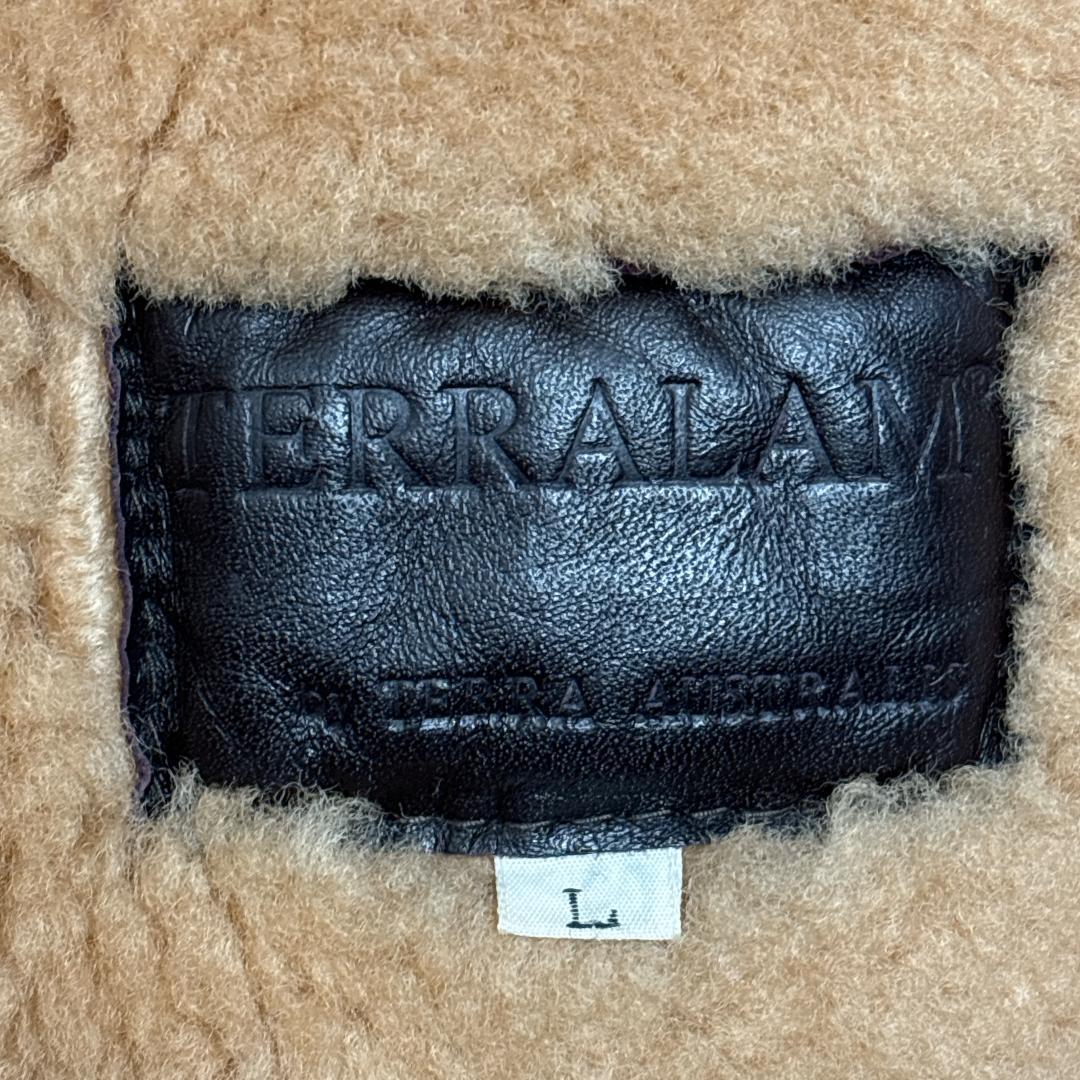 B3 ムートン レザー フライトジャケット TERRALAM 80s 韓国製