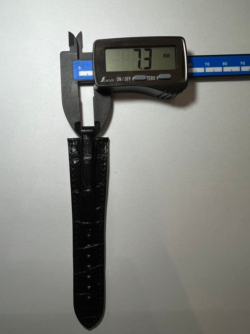 BVLGARI 　ブルガリ　ディアゴノ　カリブロ303 クロコ　レザーベルト