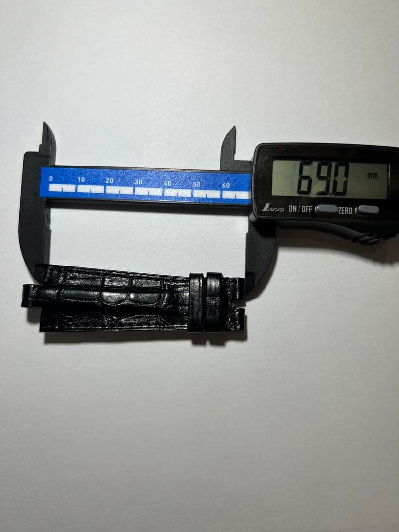 BVLGARI 　ブルガリ　ディアゴノ　カリブロ303 クロコ　レザーベルト