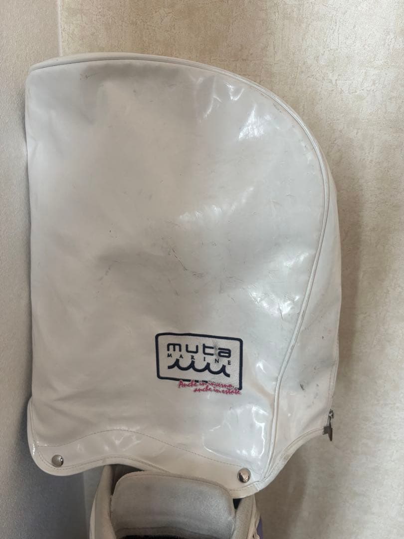 muta キャディバッグ ホワイト・マルチカラー