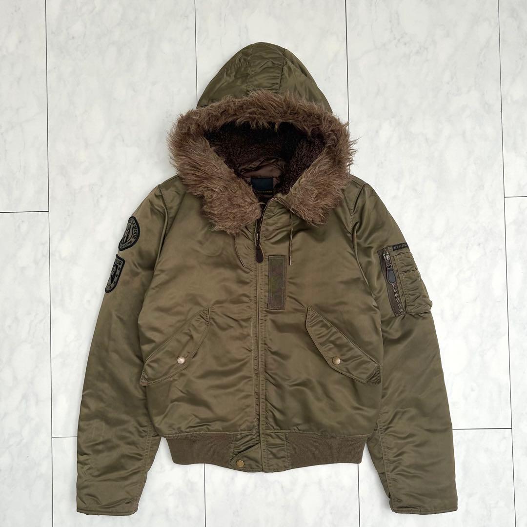 ヒステリックグラマー　N2B プリマロフト　ヒスガール　00s ファー　M