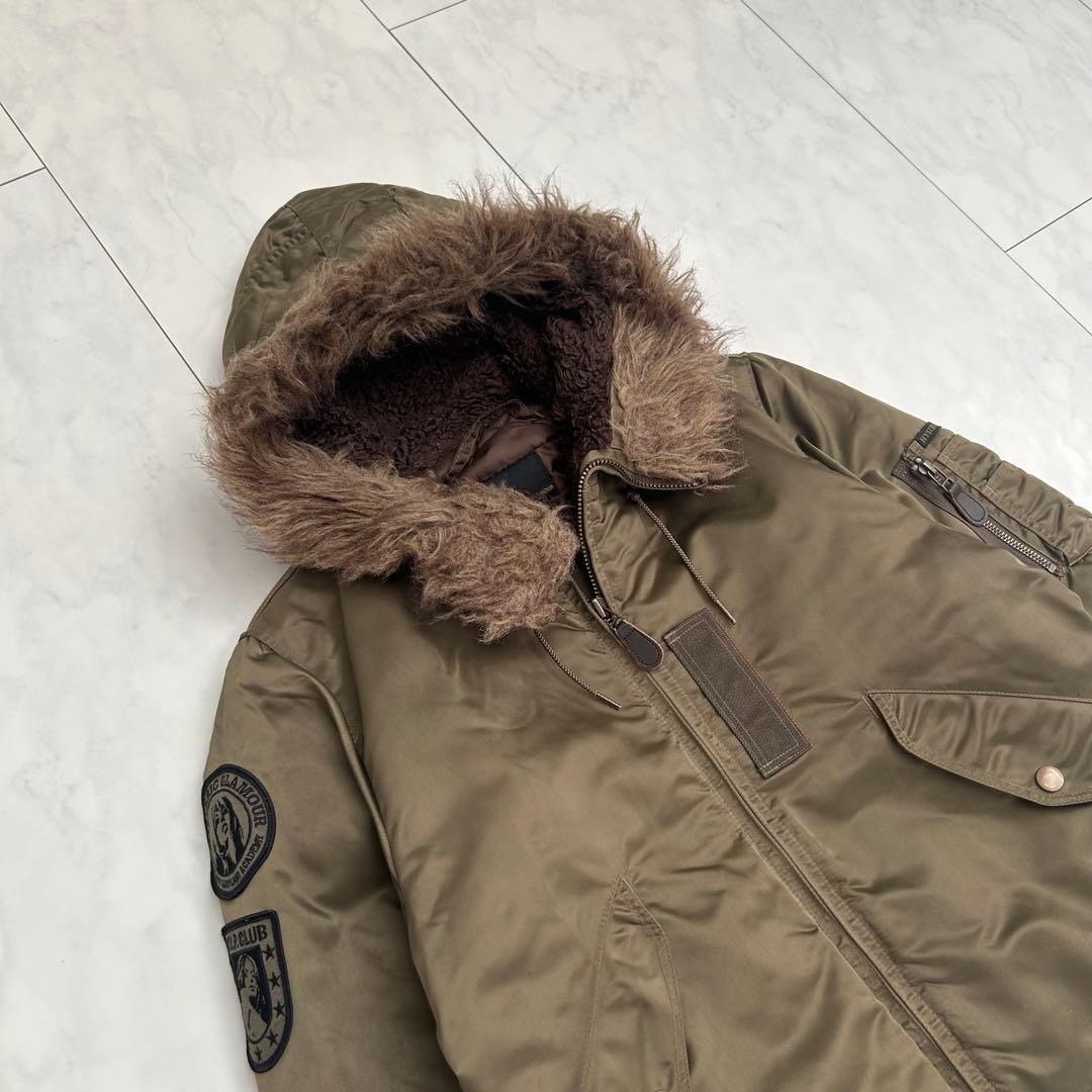 ヒステリックグラマー　N2B プリマロフト　ヒスガール　00s ファー　M