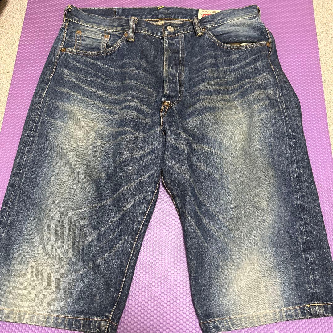 EVISU ハーフパンツ 黄色大黒 塩谷ブラザーズ