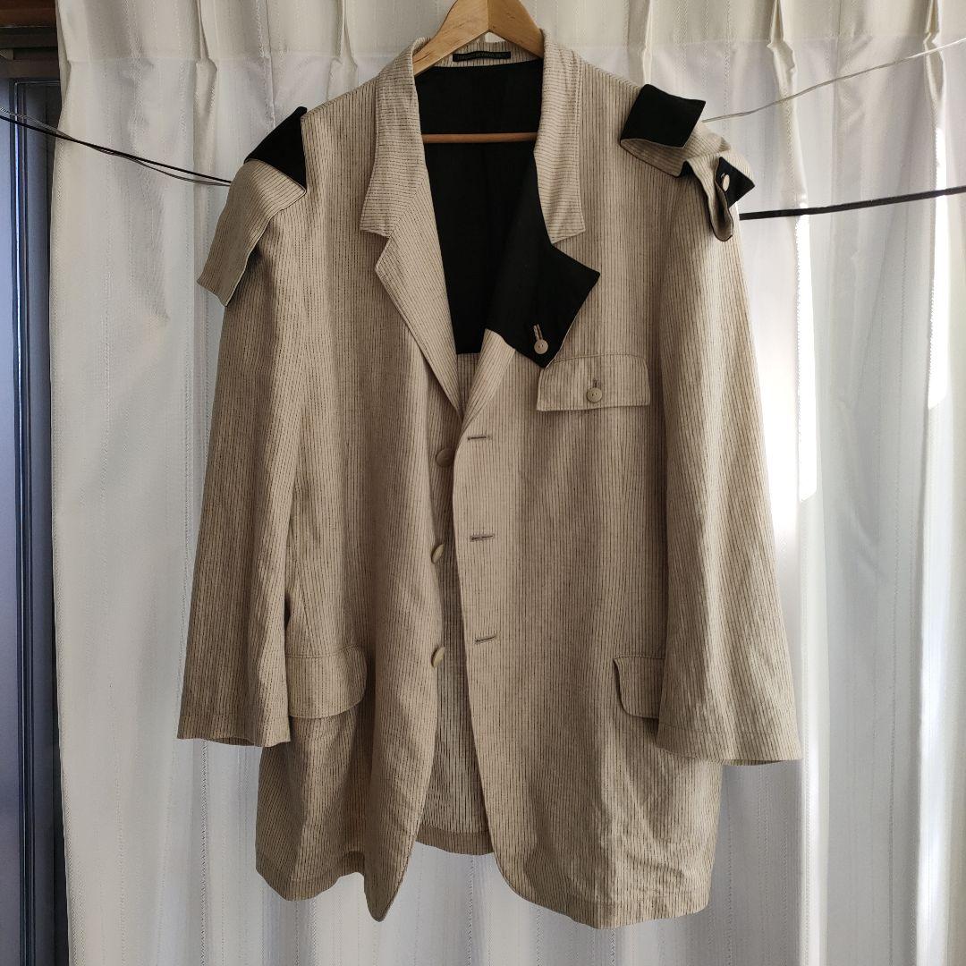 yohjiyamamoto サイズ２テーラードジャケット ベージュ