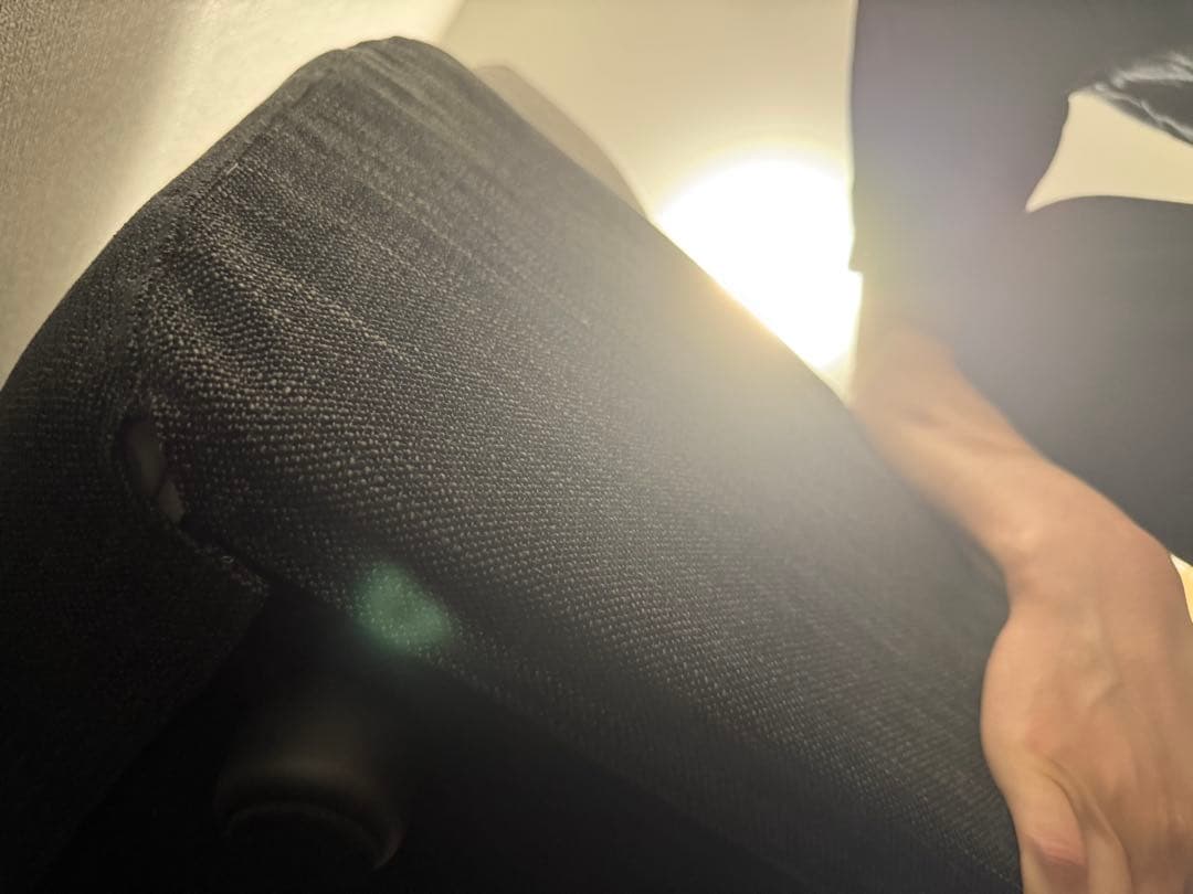 大塚家具 ソファ「アイランド」スリムサイズ 布ダークグレー／ライトグレ