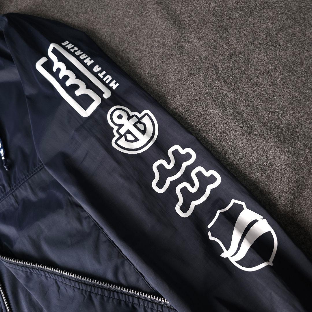 ムータマリンゴルフ ロゴ 多数 ナイロンフーディーブルゾンジャケット L