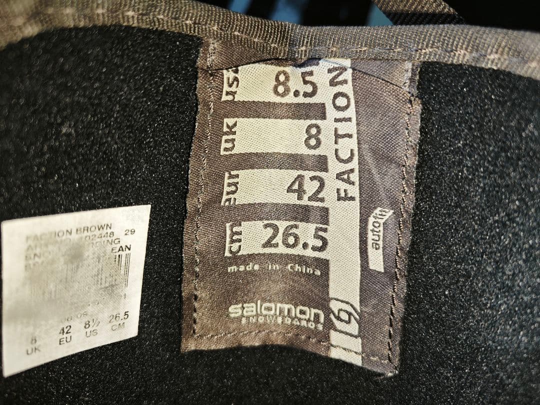 BURTON・SALOMON　スノーボード3点セット