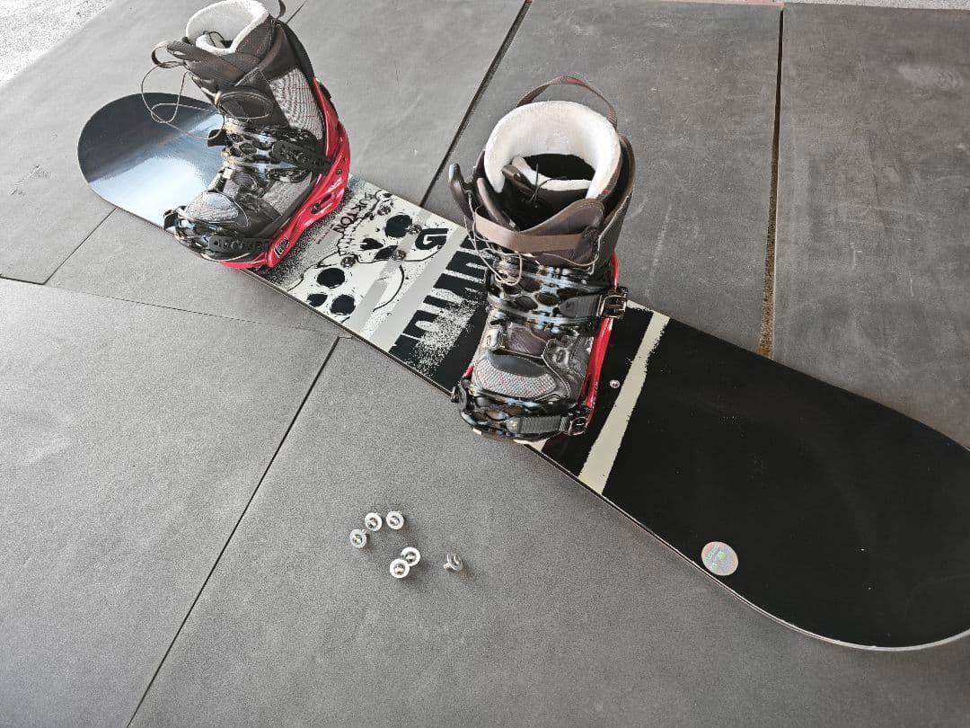 BURTON・SALOMON　スノーボード3点セット