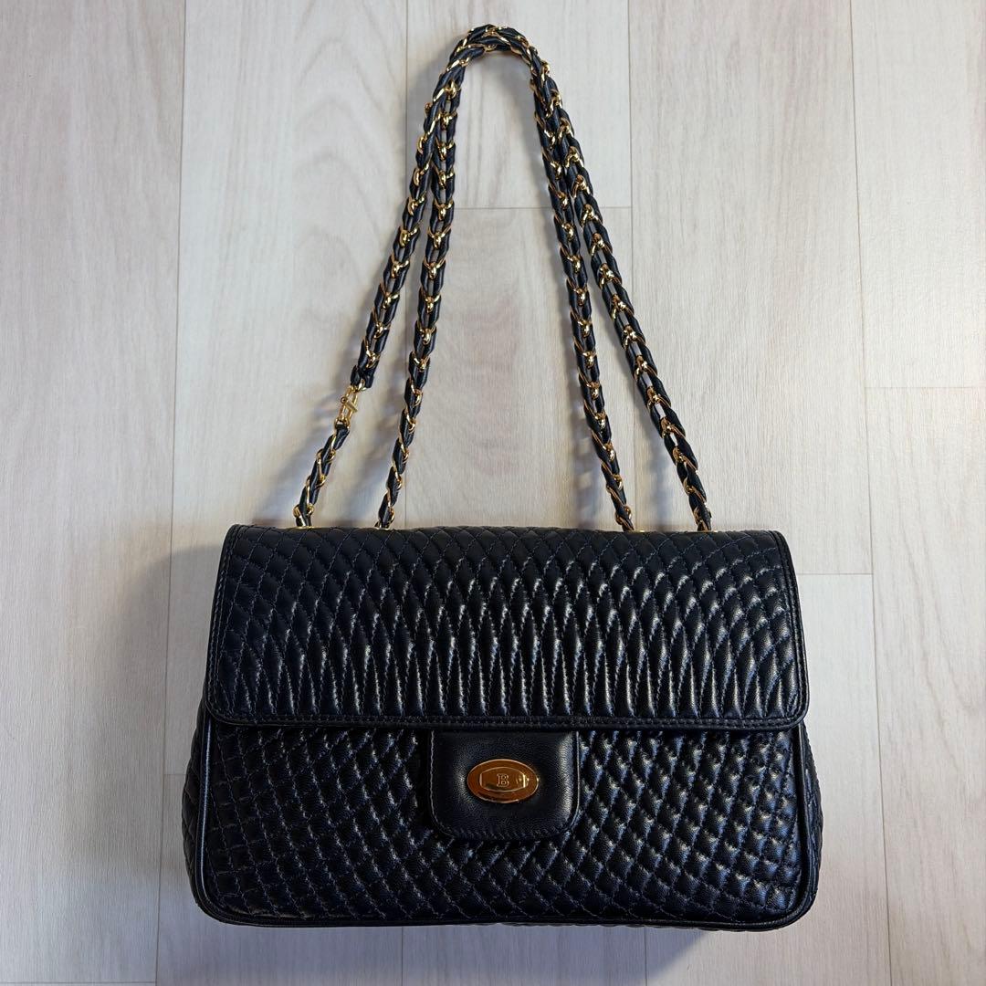 BALLY マトラッセ2way キルティングチェーン ショルダーバック