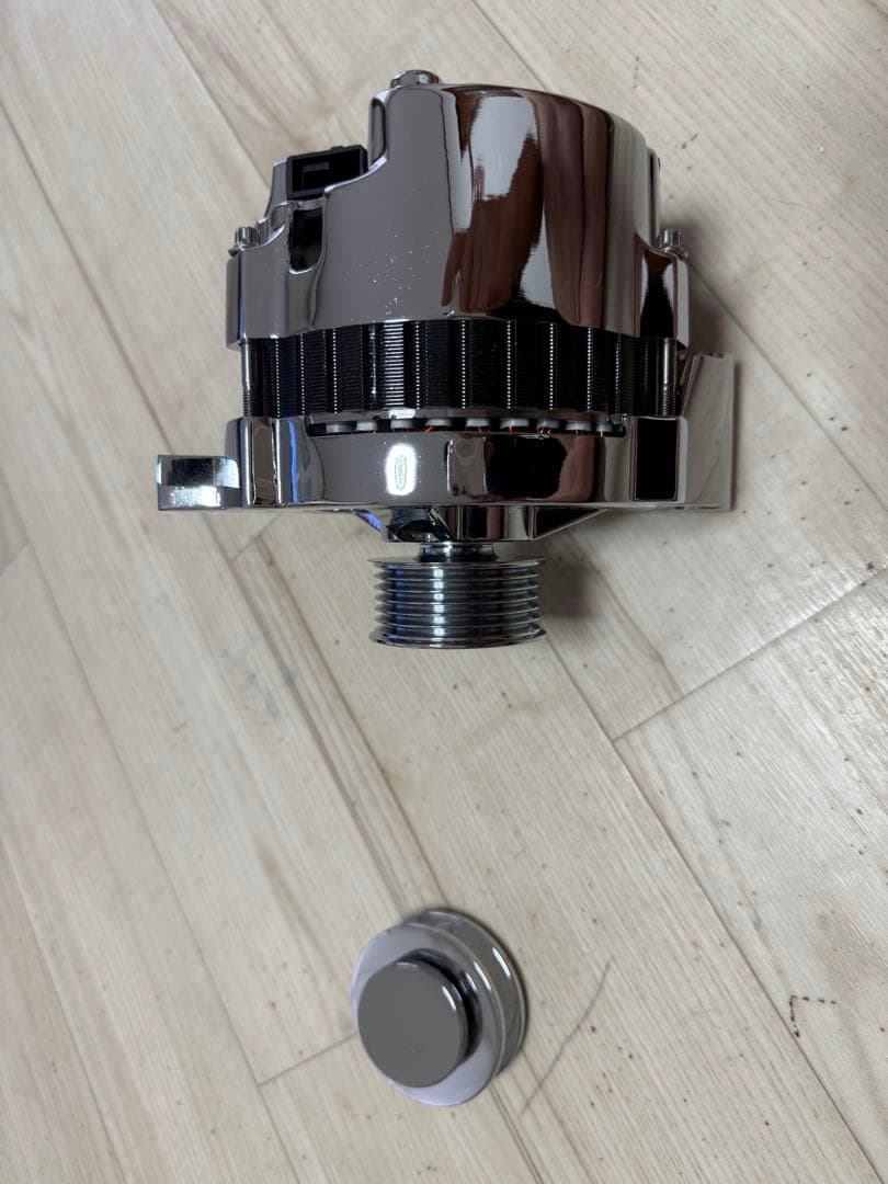 powermaster社オルタネータークローム170Aシボレーインパラハイドロ