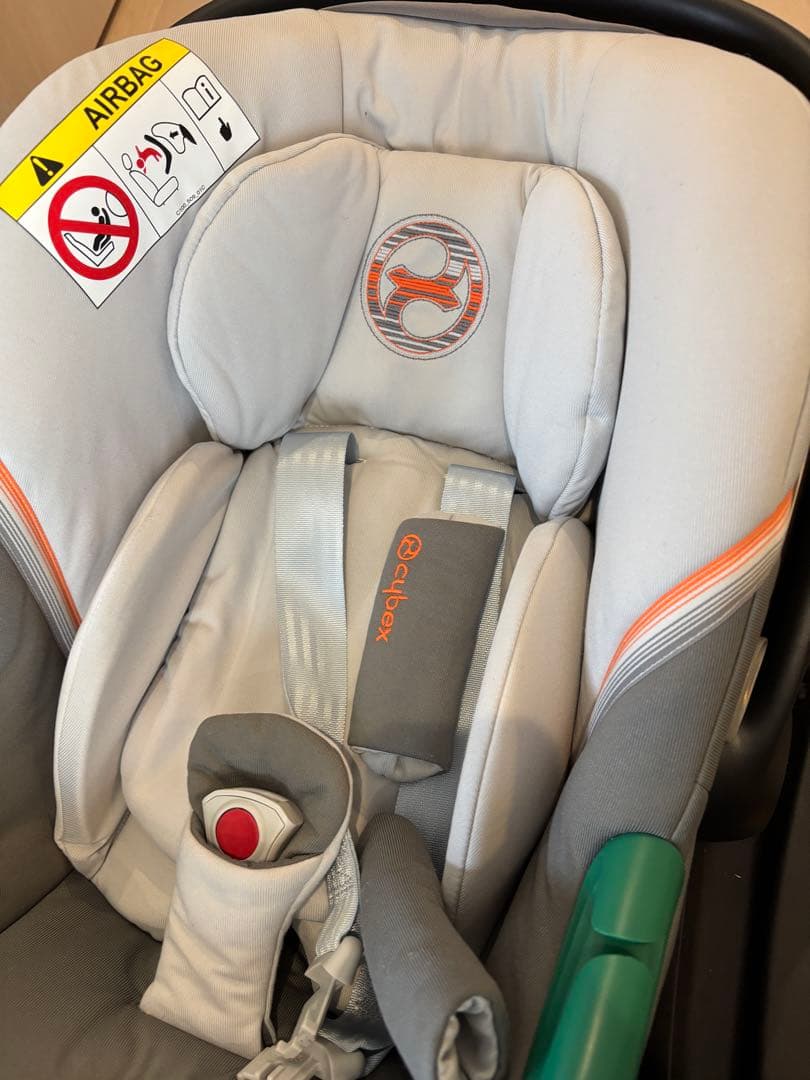 美品サイベックス　チャイルドシート Aton S2 i size トラベルセット