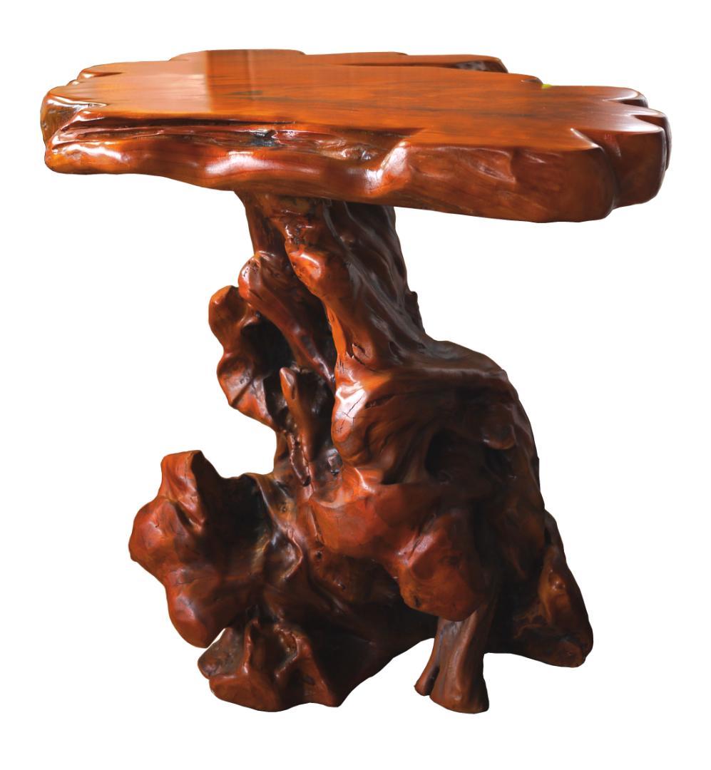 【SALE！！入手困難 定価25万】高級木製サイドテーブル　アジア家具③