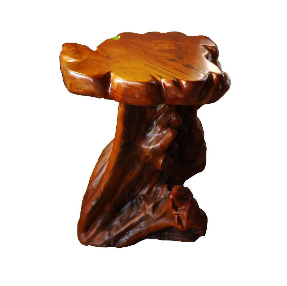 【SALE！！入手困難 定価25万】高級木製サイドテーブル　アジア家具③