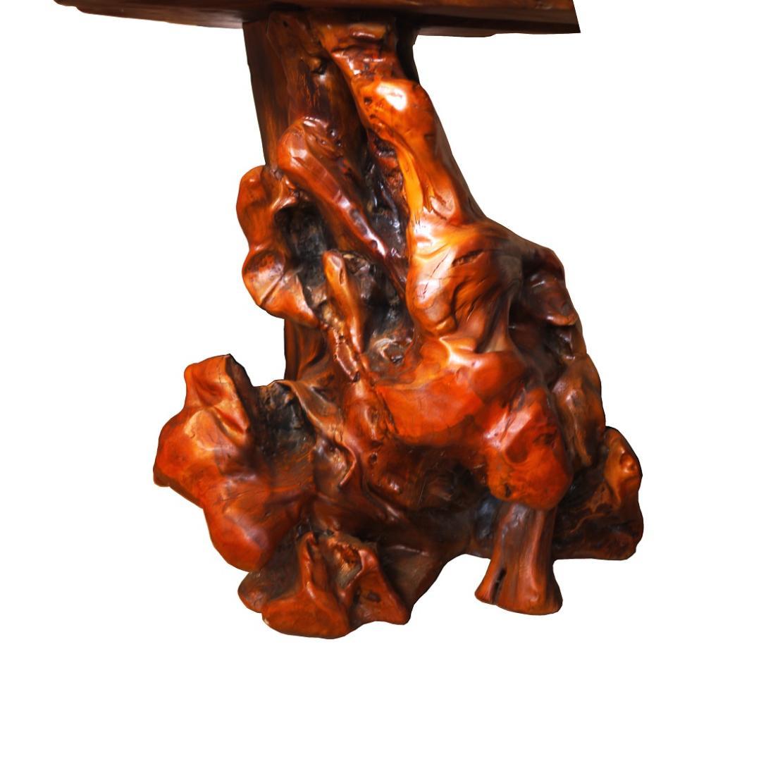 【SALE！！入手困難 定価25万】高級木製サイドテーブル　アジア家具③