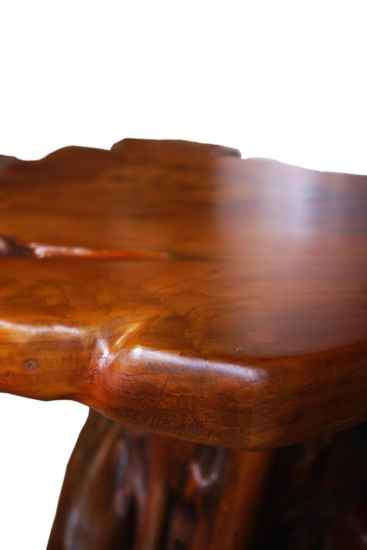 【SALE！！入手困難 定価25万】高級木製サイドテーブル　アジア家具③