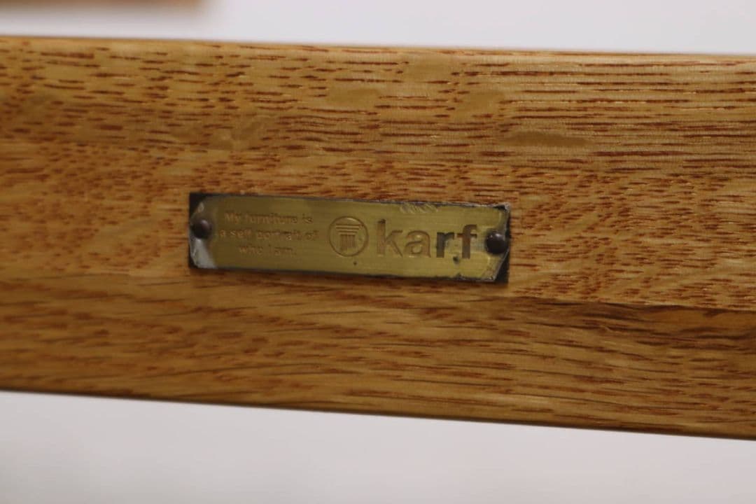 karf カーフ オーク無垢材 Kano デスク 引き出し付き