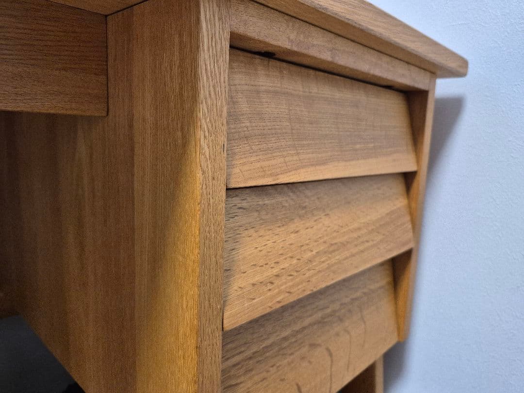 karf カーフ オーク無垢材 Kano デスク 引き出し付き