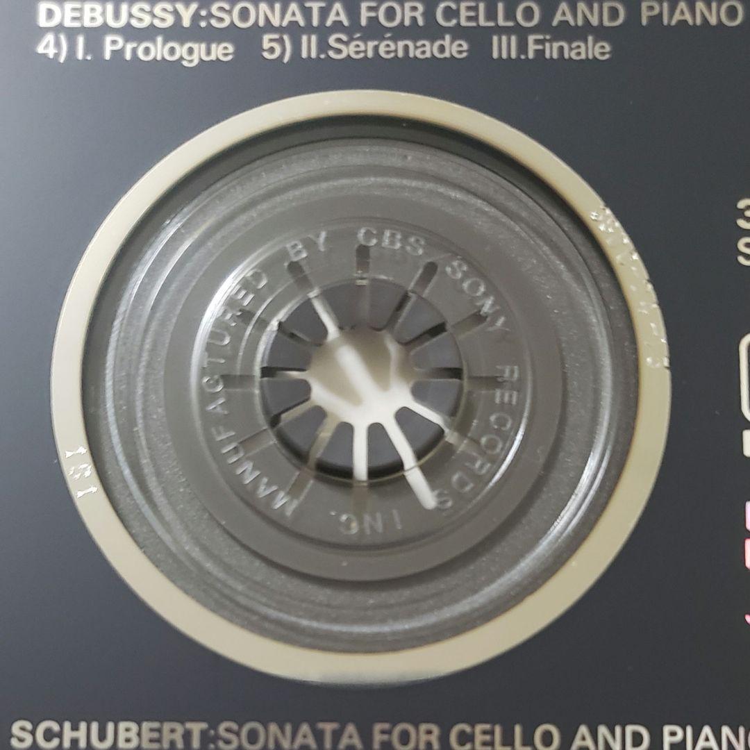 国内初期盤　CBS刻印　フルニエ　シューベルト：アルペジョーネ・ソナタ